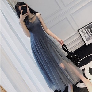 超大码女装微胖夏装胖妹妹减龄大胸显瘦遮肚子仙女连衣裙200斤
