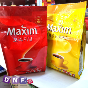 沈阳包邮东西麦可馨原味麦馨纯咖啡粉袋500g摩卡韩国进口速溶咖啡