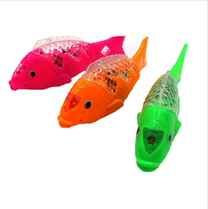 儿童发光尾巴摆动音乐金鱼玩具电动 摇摆仿真会跑遥控会动的鱼