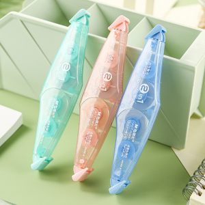 80凡凡の小铺淘宝晨光米黄色带芯修正带白色带芯双色双头修正带涂改