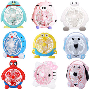 小风扇迷你学生宿舍卡通小企鹅可爱静音床上办公室儿童台式电风扇