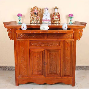 瑞呈堂供桌供台家用全实木佛柜老榆木套柜佛台神台佛桌现代简约财