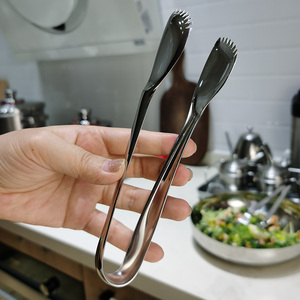 麦可厨304不锈钢食品夹凉拌菜夹子烧烤夹沙拉夹夹取餐夹公用夹子