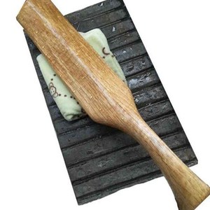 40cm实木洗衣棒槌锤打衣服棍子洗衣棒槌洗衣木棰木锤子家用忙捶