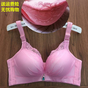 超厚8cm内衣小胸变大文胸聚拢加厚7c女士内衣4排扣无钢圈特厚奶罩