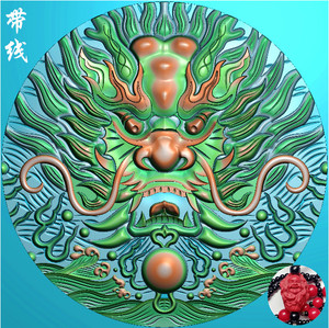 精雕图龙头带线