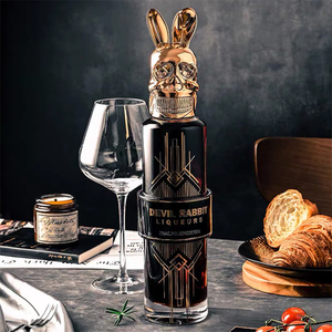 网红洋酒法国原装devil rabbit 恶魔兔子利口酒700ml 酒吧派对酒