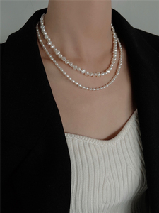 长串珍珠项链