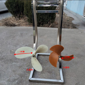 手摇螺旋桨2021年全新手摇马达大小桨叶橡皮艇手动推进器船用支架