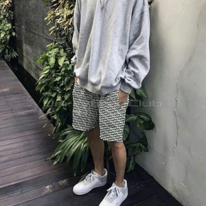 fog fear of god主线满印弹幕休闲运动裤宽松篮球男女短裤五分裤