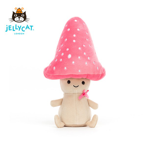 英国Jellycat蘑菇小子派蒂可爱娃娃儿童陪伴毛绒玩具