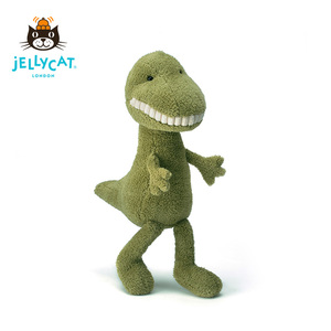 jellycat英国微笑大牙霸王龙毛绒玩具安抚玩偶公仔恐龙玩具