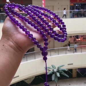 天然紫水晶三圈手链