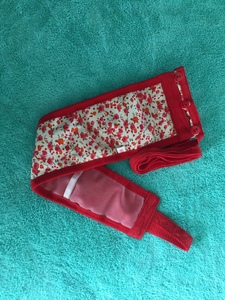 淘宝卫生带(月经带)姿阁   zg099 红色织锦缎面 内衬胶皮1人付款45