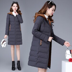高档正品牌羽绒棉服女中长款2018新款棉衣女装大码显瘦棉袄女冬天
