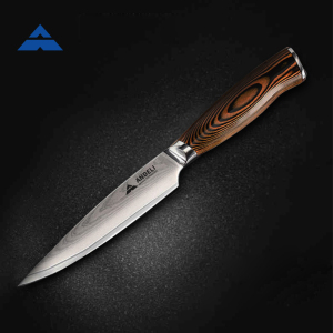 andeli大马士革厨刀德国户外钢刀家用厨师刀水果刀剔骨刀vg10菜刀