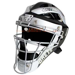 【精品棒球】台湾进口brett r5棒垒球用高端专业一体式捕手头盔