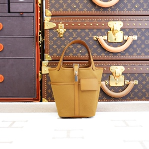 爱马仕水桶包帆布