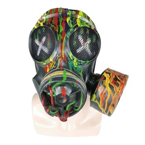 万圣节新款面具亚马逊ebay热卖蒸汽朋克防毒面具鬼节舞会道具头套
