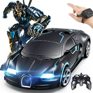 智想【声控 感应 重力手表】儿童遥控车大型变形车布加迪rc遥控汽