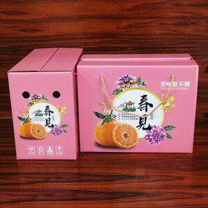 8-10斤装粑粑柑礼品盒包装纸箱定制水果耙耙柑柑橘丑橘不知火礼盒