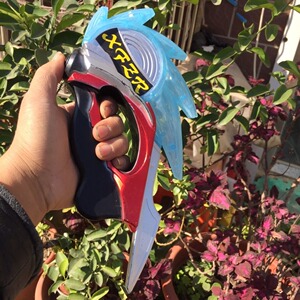 三重欧布锯齿手刀圆环变身器变形武器oppo声光轮有瑕疵磨损