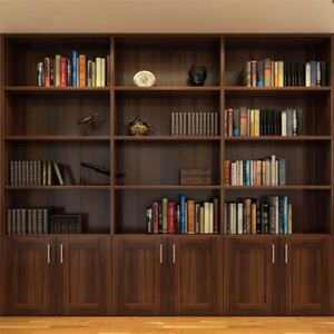 直播背景布3d室内书架书房办公室拍照墙纸网红快手抖音主播背景墙