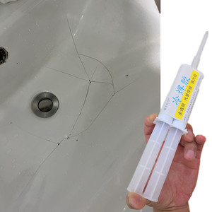 洗手盆裂纹修补剂陶瓷洗脸盆台盆水槽水池裂纹修复补漏水强力胶水