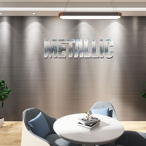 金色贴纸装饰电梯门银色冰箱贴膜不锈钢防水即时贴墙纸厚摩尼亚旗舰