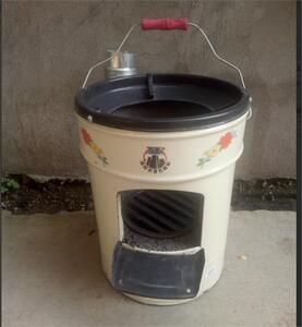 柴火灶柴火炉子小型柴炉烧木柴简易烧柴露营野炊农村野餐烧火烟囱