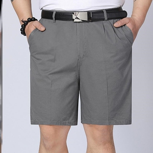 中老年短裤男送长辈纯棉工作休闲裤老头父亲四五十岁小便口爷爷装