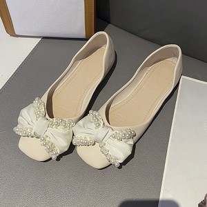 豆豆鞋女夏款适合搭裙子的单鞋女鞋夏天仙女风温柔韩版百搭浅口鞋