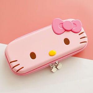 羽哈喽kitty文具盒小学生keiti猫铅笔盒女孩卡通双层卡通凯蒂猫