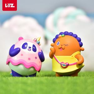 loz/俐智 同道大叔十二星座少女心系列盲盒可爱公仔手办摆件