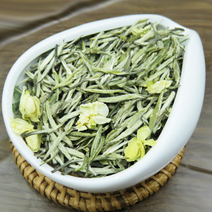 2021四川芳茗飘雪茉莉兰雪茶飘花鸟嘴包装茉莉花名山花茶