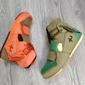 男女款otz丑鞋 磨砂牛皮魔术贴大头鞋 橘色 美国轻奢潮牌休闲鞋