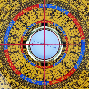 崇道堂一尺八罗盘18寸最大综合水晶面板67层专业风水罗盘仪正品