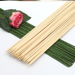 花艺店做草莓花束签插支撑竹签diy手工草莓花束材料长短木头签子