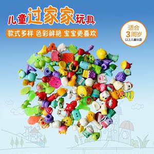 shopkins 购物精灵玩具套装超市儿童过家家女孩生日水果小伶公仔