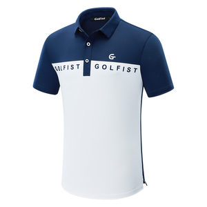 高尔夫短袖男夏季薄款透气速干高弹免烫golft恤户外运动上衣正品