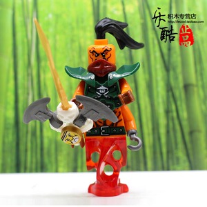纳达可汗人仔兼容乐高幻影忍者飞天海盗 巨灵刀 猛壮美人拼装积木