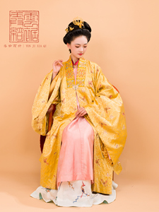 {南京云锦-妆花百蝶}非遗高定 明制汉服婚服 百蝶披风 云裾霞绮