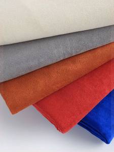 抱枕内饰鹿茸皮鹿皮绒单面红布坐垫皮革绒面料清仓装饰绒料定制.