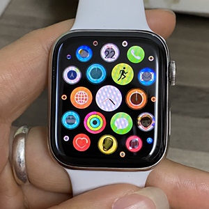 标准版蜂窝版apple iwatch5 44mm不锈钢国行正品苹果手表s5