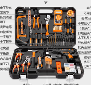 组合万能组合家用工具箱套装水电零件木工五金专用工具家庭汽修