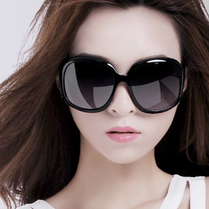 帕莎2024款女士偏光太阳镜时尚圆脸大框优雅眼镜百搭显瘦墨镜