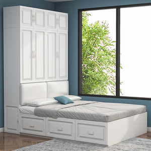 带柜子的床双人