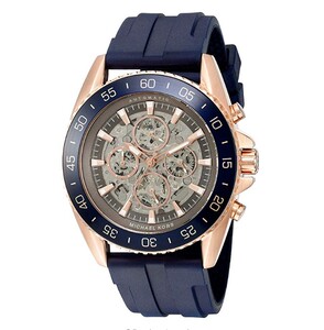 迈克尔科尔斯michael kors mk9025玫瑰金镂空计时码男士手表腕表