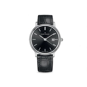 歌贝纳claude bernard 54005 3 nin真皮商务休闲防刮男士手表腕表