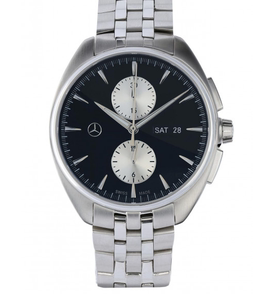 梅赛德斯奔驰mercedes benz 男士机械手表银黑色b66956017 42.5mm
